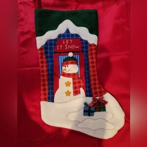 Christmas Stocking With SNOWMAN